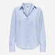 Рубашка хлопковая женская ONLY 15338944-Cashmere Blue M Голубая (5715612349700) - изображение 4