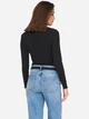 Лонгслив длинный женский ONLY 15369016-Black L Черный (5715829872084) - изображение 2