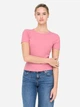 Футболка хлопковая женская ONLY 15369240-Wild Rose L Розовая (5715830215689) - изображение 1