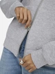 Толстовка на молнии с капюшоном женская ONLY 15383142-Light Grey S Светло-серая (5715910282389) - изображение 5