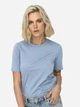 Футболка хлопковая женская ONLY 15270390-Cashmere Blue L Голубая (5715866997665) - изображение 3