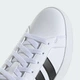 Женские Кроссовки GRAND COURT BASE 3.0 adidas JR4616 40 (6.5 UK) белый (4068804923907) - изображение 7