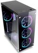 Корпус 1STPLAYER Fire Dancing-V2 Color LED Black - изображение 2