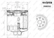 Фильтр масляный VW Caddy II, Golf IV, VH=90mm, 3/4-16UNF FOM295 Shafer - изображение 2