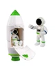 Ігровий набір Woopie Інтерактивна космічна ракета Space Set Біла (57109) (5906280657109) - зображення 5