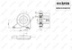 Підшипник підвісний Volvo S80 II, V70 II, XC70 I, XC60 I, XC90 I (02-14) Φ30*13*93; H:53 Внутрiшнiй дiаметр пiдшипника: 30 мм SCB-31256270 SHAFER - зображення 2