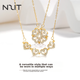 Колье серебряное N2it, четырехлистный клевер, подарочное - изображение 1