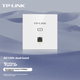 Дводіапазонна бездротова точка доступу TP-LINK AC1200, 86 панелей, доступ до Wi-Fi корпоративного рівня для всього будинку для готелів та вілл, блок живлення POE, керування кондиціонерами, тонка модель TL-AP1202I - изображение 1