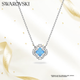 Кольє SWAROVSKI «Танцююче серце» UNA з чотирилистою конюшиною на щастя, подарунок на день народження для жінок, 5642927 - изображение 1