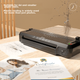 Ламинатор для фотографий Deli Home And Office, подходит для ламинирующих пакетов формата A4 и меньше, коммерческий ламинатор для фотографий, машина для запечатывания пленки, двойного назначения: ламинирование и резка бумаги GQ400 - изображение 5