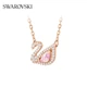 Колье SWAROVSKI SWAN в виде розового лебедя, женский подарок на день рождения для девушки, женское украшение 5469989 - изображение 2