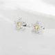 Сережки-гвоздики SWAROVSKI IDYLLIA з милою квіткою для жінок, подарунок на день народження, День богині, 38 мм, 5136838 - изображение 2
