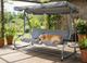 Садовые качели GardenLine Venera 210x120x170 см. Grey - изображение 2