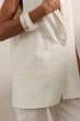 Жилет класичний двобортний з льону BL005 2605115982110 L/XL Молочний - изображение 3