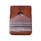 Калимба с резонатором Kalimba на 17 язычков Ручное фортепиано Коричневый с Узором Корабли в море K-17-20K - изображение 6