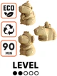 Картонный 3D пазл-конструктор Cartonic 3D Puzzle Capybara Trio (CARTCAPYTRIO) - изображение 6