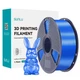 PLA-пластик Філамент Sunlu PLA Silk Plus Blue (PLA+) для 3D-принтера - 1Кг, 1.75mm Red Шовковий Синій з Котушкою - изображение 1