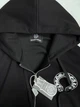 Чоловіче зіп-худі Chrome Hearts бавовна на блискавці трансферна накатка чорне M (LUX1599) - зображення 4