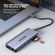 Док-станция расширения PHILIPS Type-C, док-станция расширения USB-C на HDMI для чтения карт, адаптер Ethernet-порта, разветвитель 3.2, конвертер для ноутбуков Apple 16 Huawei и MacBook. - изображение 8