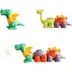 Іграшка магнітна динозавр T-Rex для складання, дитяча, розвивальна, подарункова - зображення 3
