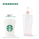 Чашка Starbucks «Цветущий персик» с изображением богини, стеклянная кружка с розовым градиентом и трубочкой, 550 мл, офисная кружка-заварник для чая, подарок на праздник богини для женщин. - изображение 7