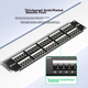 Патч-панель BIAZE TT81 50 портов RJ-11 1U 19" Black - изображение 5