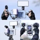 Универсальная профессиональная клетка для телефона Ulanzi AS001 из алюминиевого сплава, портативная камера для телефонов Apple, горизонтальная и вертикальная съемка, дополнительный источник света для фотосъемки, видеоблогов и прямых трансляций. - изображение 12