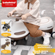 Машинка-каталка Babyhood Twist Car для дітей 1-6 років, музична, карамельного кольору - зображення 7