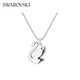 Колье SWAROVSKI «Лебедь» (Голубой лебедь), женский подарок на день рождения для девушки, женское украшение 5660594 - изображение 5