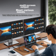 Док-станція розширення UGREEN Type-C, концентратор USB-C на HDMI Thunderbolt 4, дзеркальне відображення екрана 60 Гц, адаптер мережевого кабелю, зчитувач карт пам'яті, універсальний для Apple MacBook Air/Huawei Lenovo - изображение 6