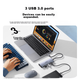 Док-станция расширения UGREEN Type-C, USB-C-концентратор, адаптер-конвертер HDMI/VGA, совместимая с Apple MacBook 16/17, iPad, ноутбуками Huawei, 25037 - изображение 7