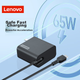 Зарядний пристрій Lenovo 65 Вт, для ThinkPad/Xiaoxin, USB-C, чорний - зображення 9