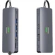 Многофункциональная док-станция расширения Acer, конвертер USB-C в HDMI, совместимая с MacBook, с поддержкой зеркального отображения экрана 4K60 Гц, аудиовыходом VGA и портом Gigabit Ethernet. - изображение 1