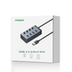 USB-концентратор UGREEN 3.0, док-станция для расширения высокоскоростного соединения, удлинительный кабель для ноутбуков и настольных компьютеров, жестких дисков, клавиатуры и мыши. - изображение 2