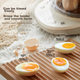 Пароварка Bear Egg Cooker, двухслойная многофункциональная пароварка для домашнего использования, пароварка из нержавеющей стали для приготовления завтраков, выпечки и закусок, программируемый таймер с функцией автоматического отключения, ZDQ-C14Q8 - изображение 4