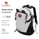 Рюкзак CAMEL Outdoor, симпатичный многофункциональный рюкзак для походов, путешествий, отдыха и учебы, модель 173BB02002, светло-серый. - изображение 4