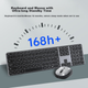 Комплект беспроводной Ausdom KAM200 Wireless Black - изображение 5