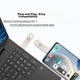 Флеш-накопитель HP Jialongyun Dongtoupi X206c с интерфейсом Type-C USB 3.2 Gen1, 64 ГБ, скорость чтения до 200 МБ/с, двойной интерфейс для использования в учебе, офисе, мобильном телефоне и компьютере. - изображение 8