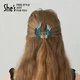 Аксессуары для волос She's Hair Accessories, заколка с вышитыми крыльями птицы ко Дню святого Валентина, заколка-акула для пучка на затылке, подарок на день рождения для девушки. - изображение 7