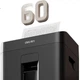 Измельчитель документов Deli Shredder, 9 листов за проход, непрерывное измельчение в течение 60 минут, 5 уровней защиты, большой мощный офисный измельчитель документов, емкость 23 л, GA508 - изображение 1