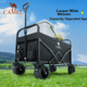 Складная походная тележка CAMEL на широких колесах для покупок продуктов, детей, собак, для отдыха на природе. - изображение 5