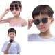 Детские солнцезащитные очки Wanpishu для детей 6-14 лет, складные поляризованные, защита от УФ-излучения UV400, защита от ультрафиолета, очки для путешествий на открытом воздухе для мальчиков. - изображение 2