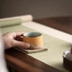 Чайная чашка Sushitaoci с ручной росписью в виде пейзажа, трехцветная мастер-чашка, подарочный набор в китайском стиле Qianli Jiangshan (чашка Qing Ding). - зображення 6
