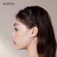 Повязка на голову AJIDOU, высокая французская корона, сверкающие стразы, широкая повязка, простой дизайн, новогодний подарок для девушки. - изображение 5