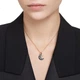 Перлинне кольє SWAROVSKI SUBLIMA у формі місяця для жінок, подарунок на день народження дівчини, 5671585 - изображение 3