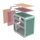 Компьютерный корпус CoolerMaster Qube 500 Macaron EATX Mid Tower, модульная конструкция, поддержка радиатора 280 мм, боковые панели из стали и стекла, 7 отсеков для жестких дисков. - изображение 5