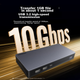 Док-станция UGREEN Type-C 3.2 с двумя портами HDMI/DP для подключения трех дисплеев, технология DisplayLink, совместима с док-станциями расширения Apple Thunderbolt 4/5, подходит для расширения сети Apple M345 с несколькими экранами, 10 Гбит/с. - изображение 5