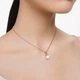 Женское ожерелье SWAROVSKI ORIGINALLY с имитацией жемчуга, подарок на день рождения для девушки, женские украшения 5669523 - зображення 4