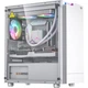 Aigo JV13 белый, корпус для настольного компьютера, малый корпус формата Matx (прозрачная боковая панель, материнская плата ITX, система водяного охлаждения 240 мм, RGB-подсветка). - изображение 1