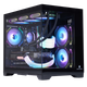 Wanjia Gungyongzhe Black No A-Pillar + Prism RGB Six-Fan Set, Seaside View Case for Desktop Computer Tower, M-ATX Motherboard/360 Water Cooling/9 Fans/4090 Graphics Card - изображение 6